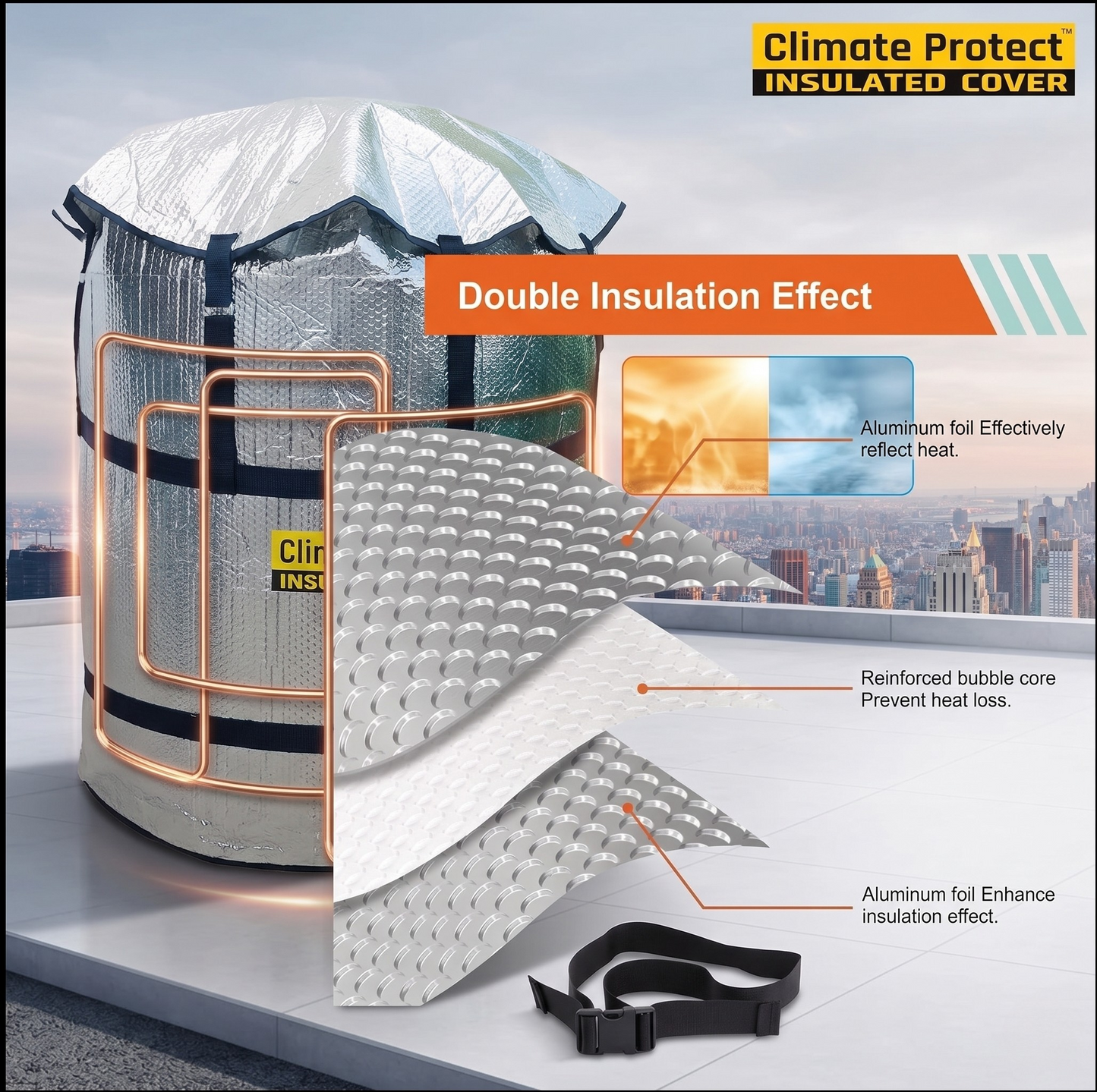 Climate Protect Water Tank Insulation Cover