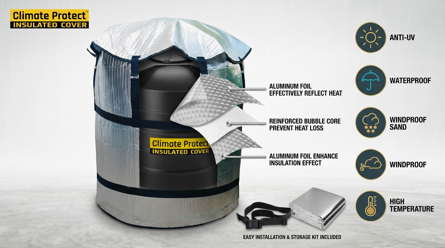 Climate Protect Water Tank Insulation Cover